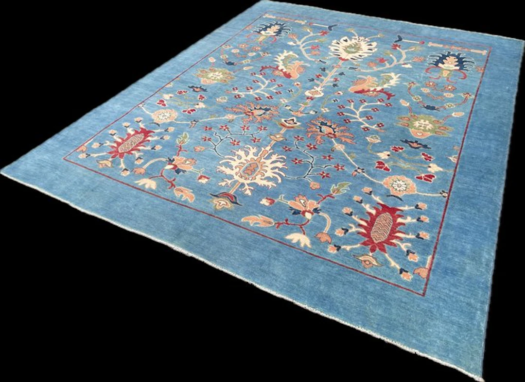 Afghan modern Ziegler - (unused) - hand-knotted - wool...