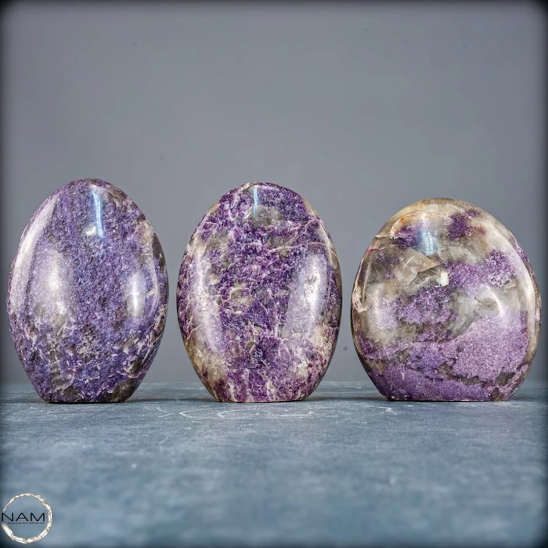 Lepidolite Set – Mystical Unicorn Stone Set – Unique...