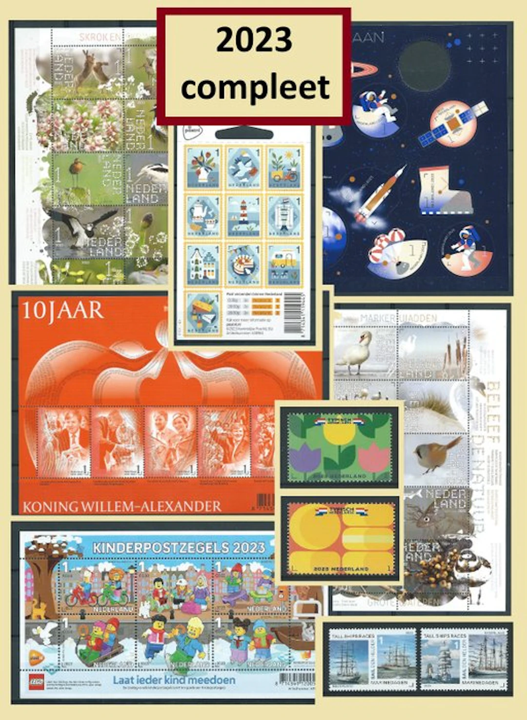 Netherlands 2023 - Complete year’s issues, mint.