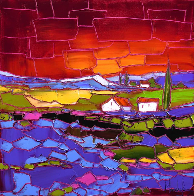 Caroline Mandrafina - Pfleger " Crépuscule en Provence "