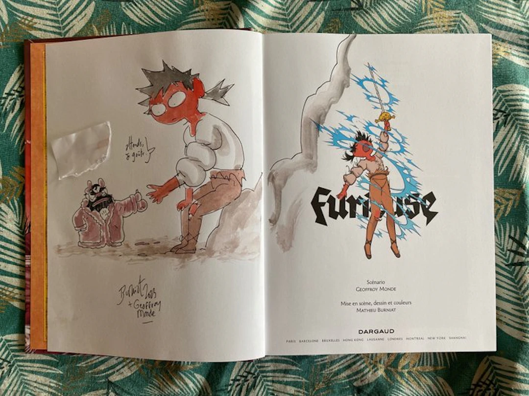 Furieuse + dédicace - C - 1 Album - First edition - 2022