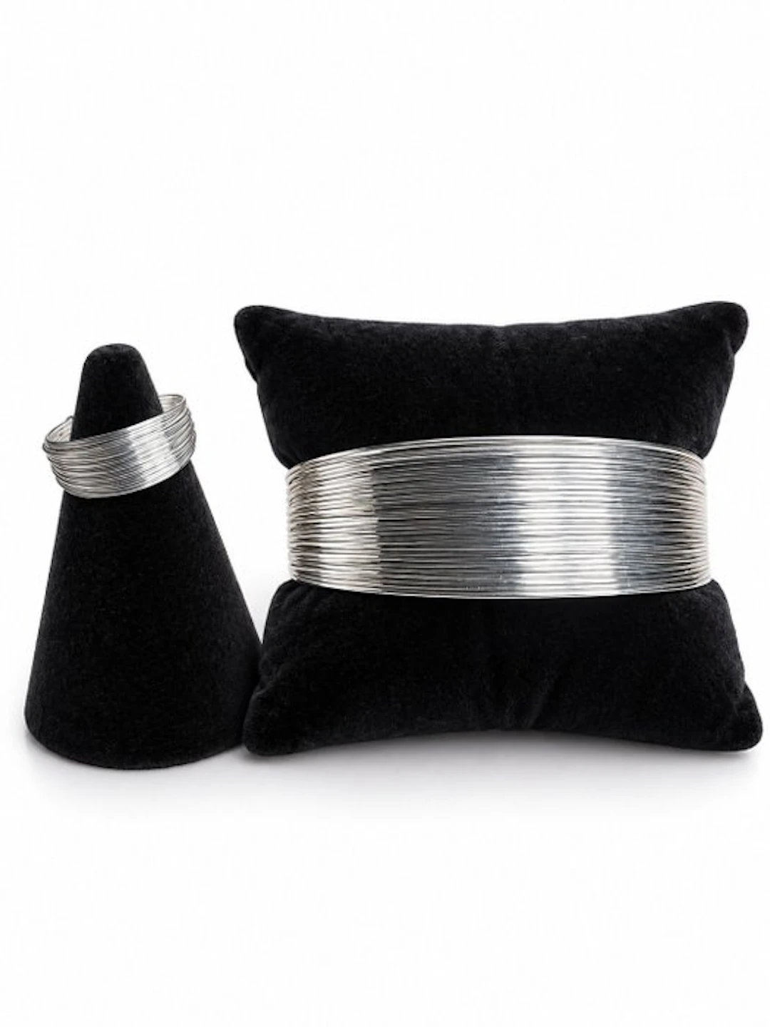 No reserve price - 2 piece jewellery set Silver