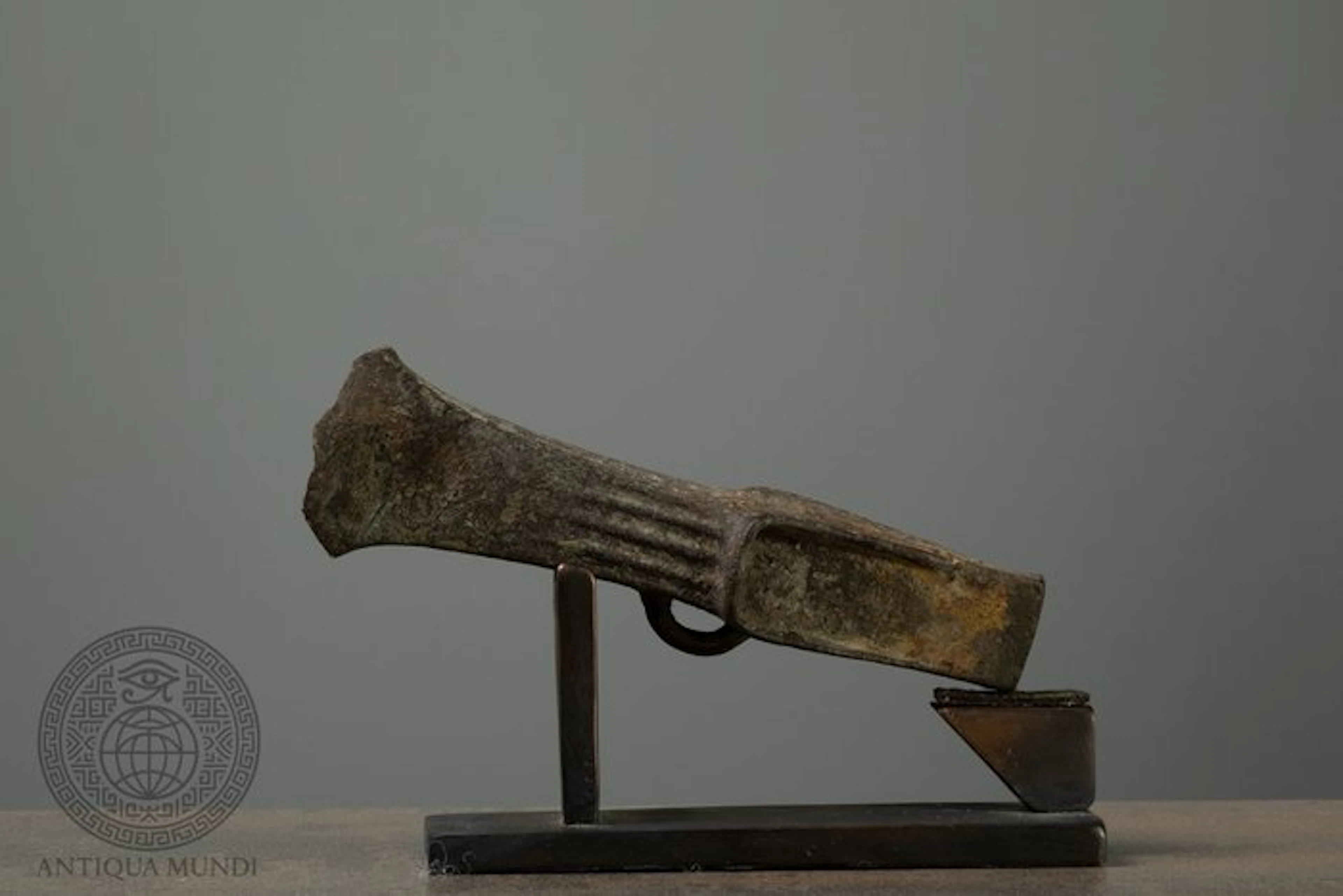 Central Europe – Late Bronze Age Bronze Winged Axe with...