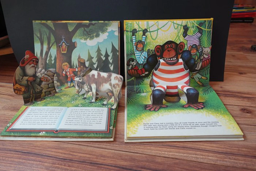 Vojtĕch Kubašta - Collection Pop-Up Books and Cards - 1971-1993