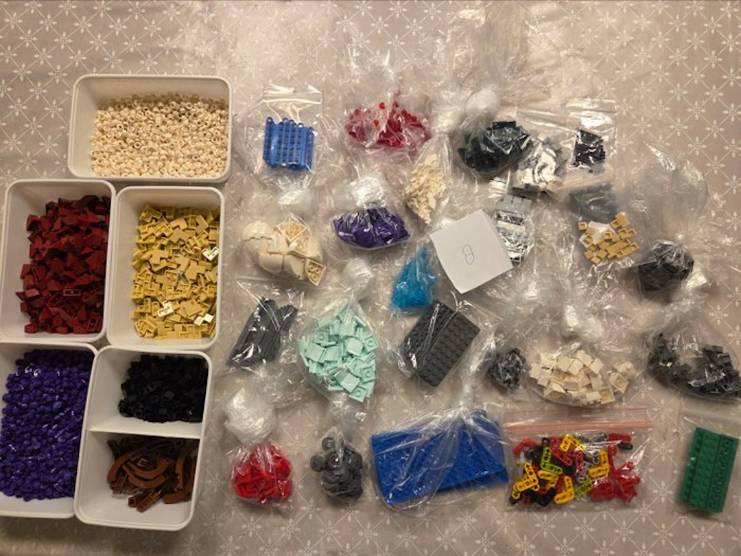 LEGO Pieces - Partij lego onderdelen in soorten en kleuren Nieuw