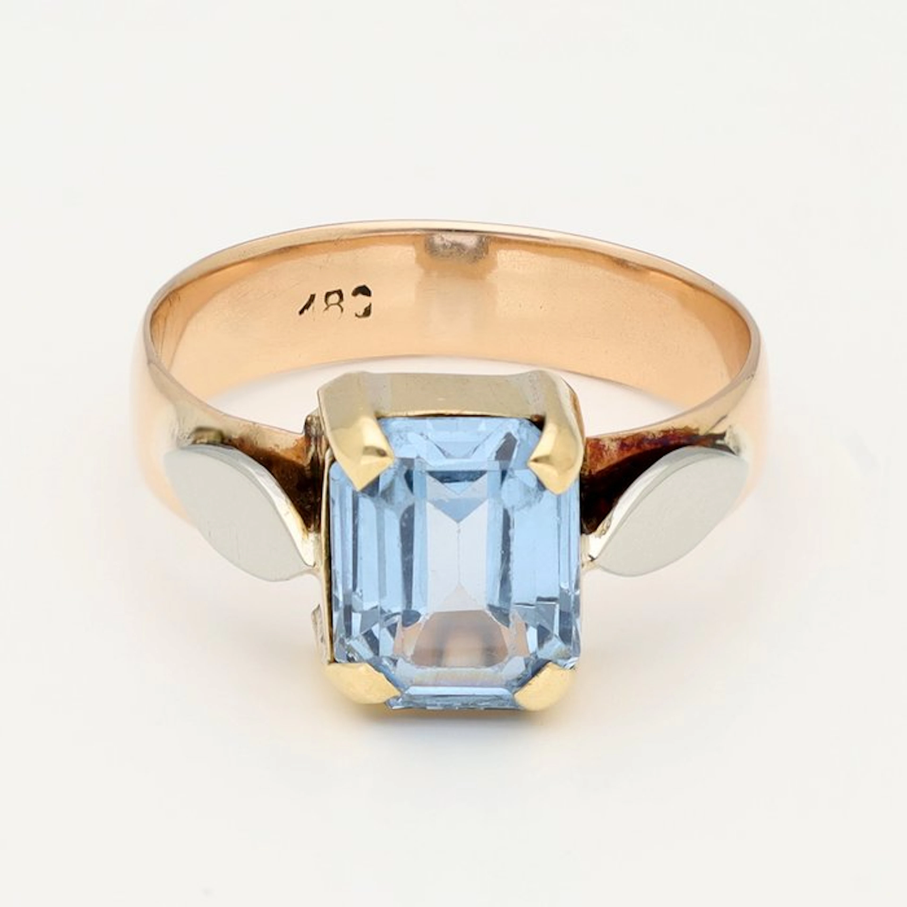 Ring - 18 kt. Yellow gold - Spinel
