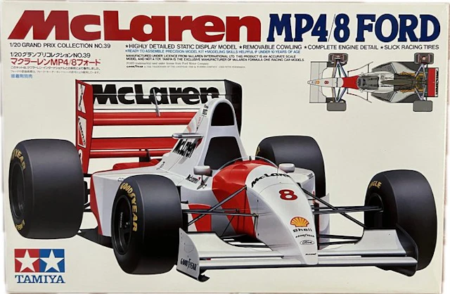 Tamiya 1:20 - Model sports car - McLaren MP4/8 Ford