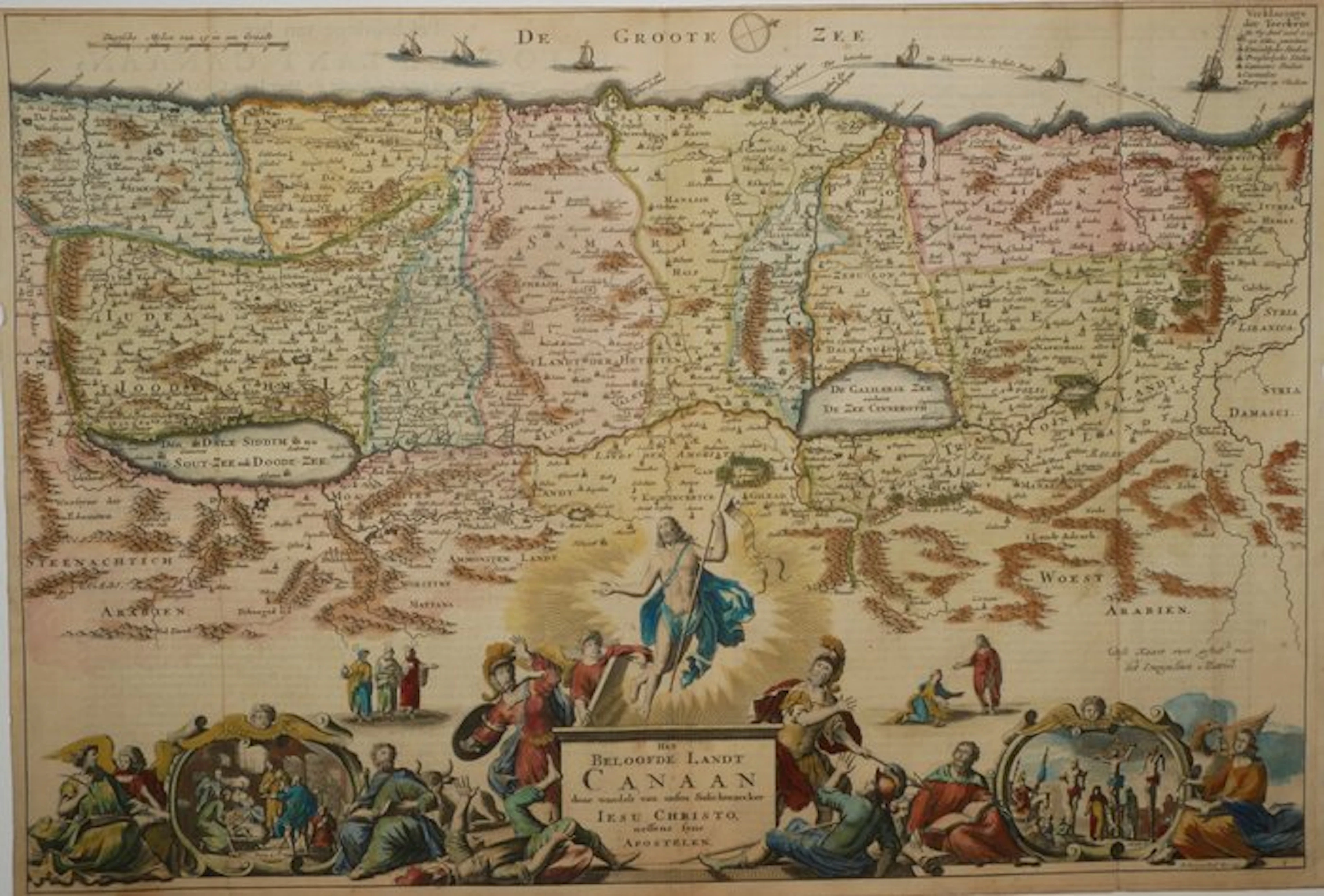 Israel - Israel; Daniel Stoopendaal - Het beloofde Landt Canaan.. - 1704