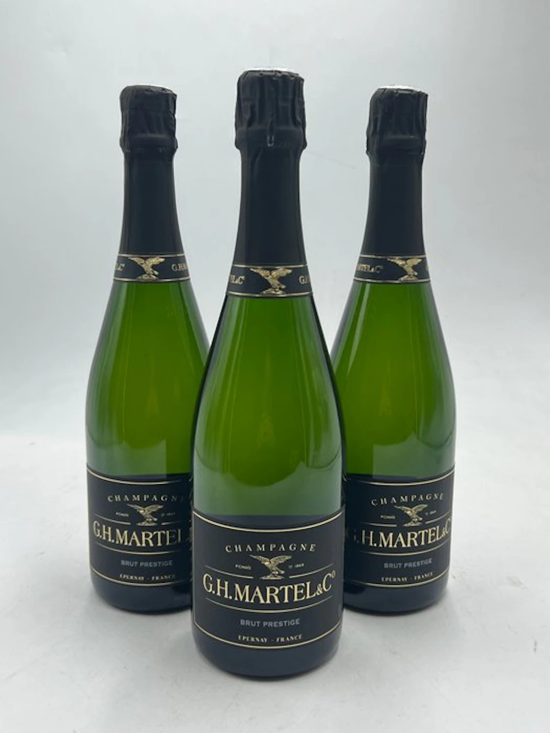 GH Martel, Prestige - Champagne Brut - 3 Bottles (0.75L)