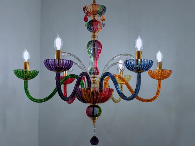 Luminario Design - Rubi - Chandelier - Crystal - Multi-Color Chandelier