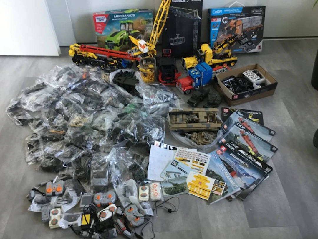 Zeer grote partij Mould King en Cada