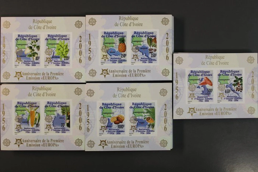Europe: 50 Years of European Brands - 500 blocks Ivory Coast