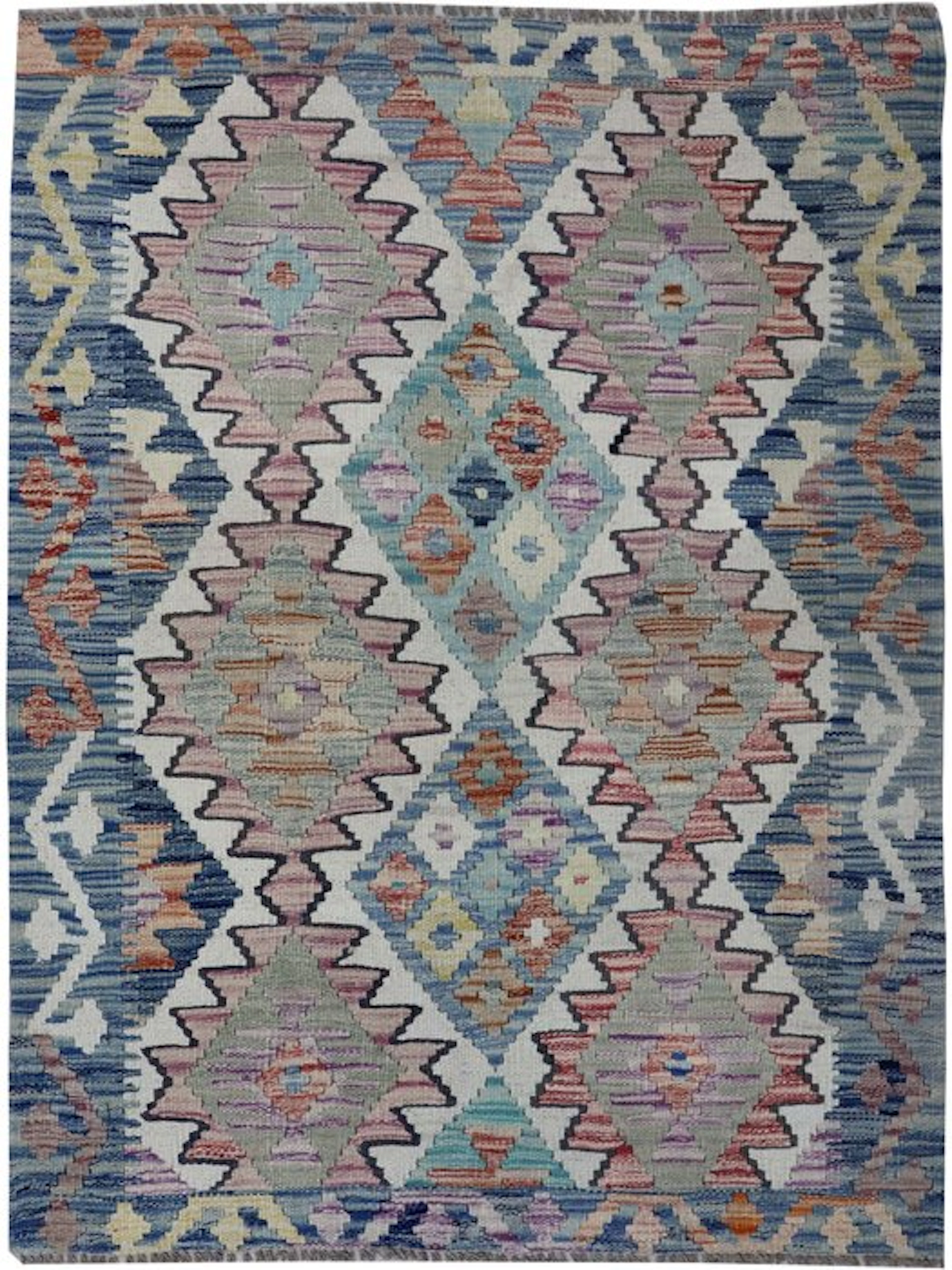 Handwoven Designer Kilim – Afghan Design - Kelim - 115 cm - 86 cm