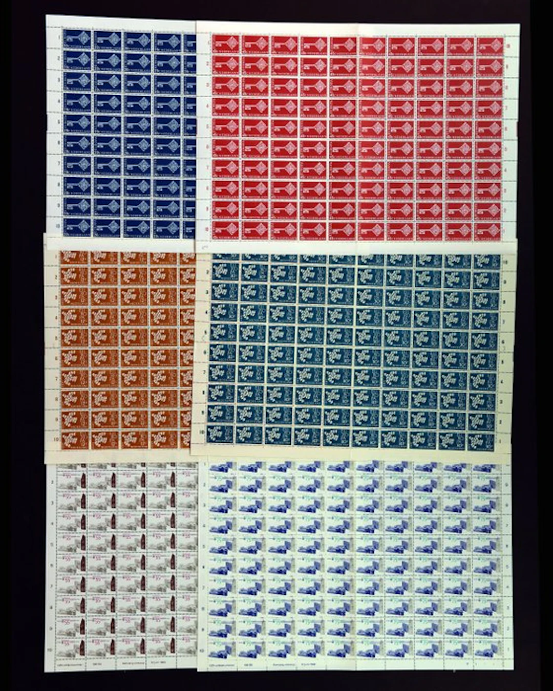 Netherlands 1961/1990 - Three series of Europa stamps in...