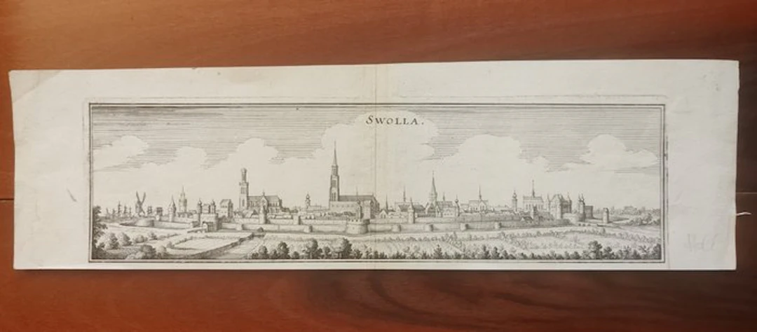 Netherlands - Zwolle; Matthäus Merian il Vecchio (1593 –...