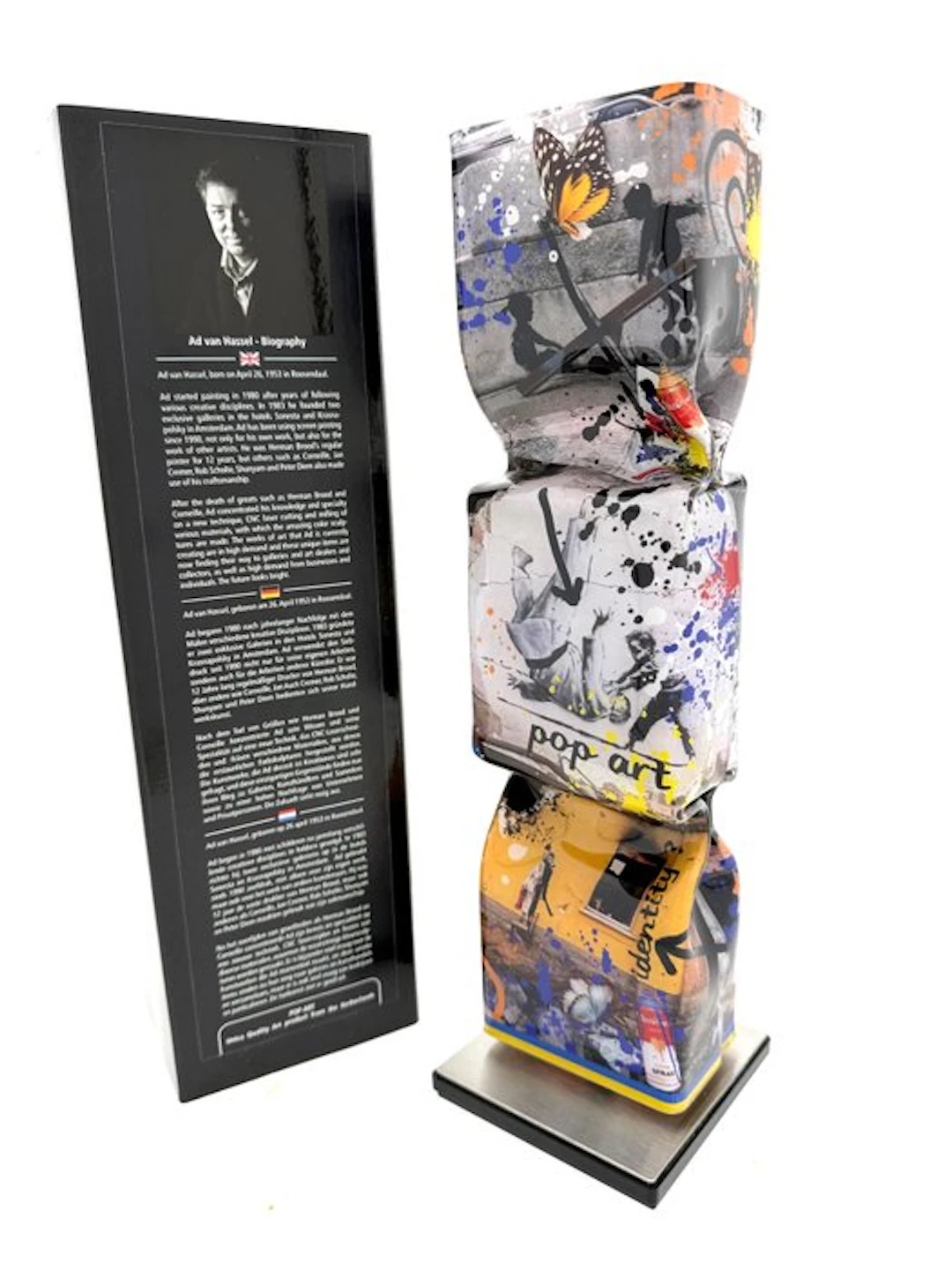Ad van Hassel (1953) - Luxury Art Candy Toffee - Banksy (model 2 of 3)