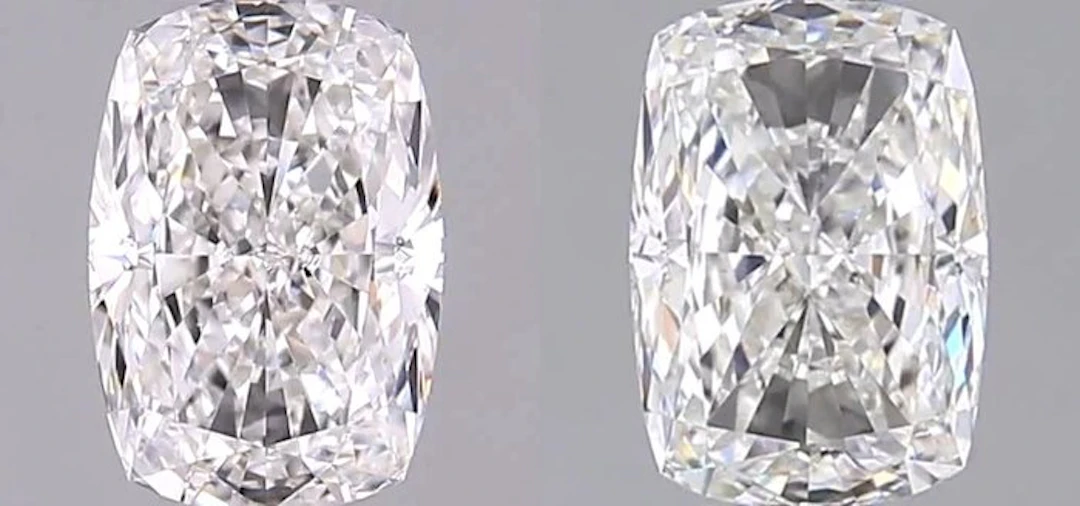 No reserve price - 2 pcs Diamond (Natural) - 1.41 ct...