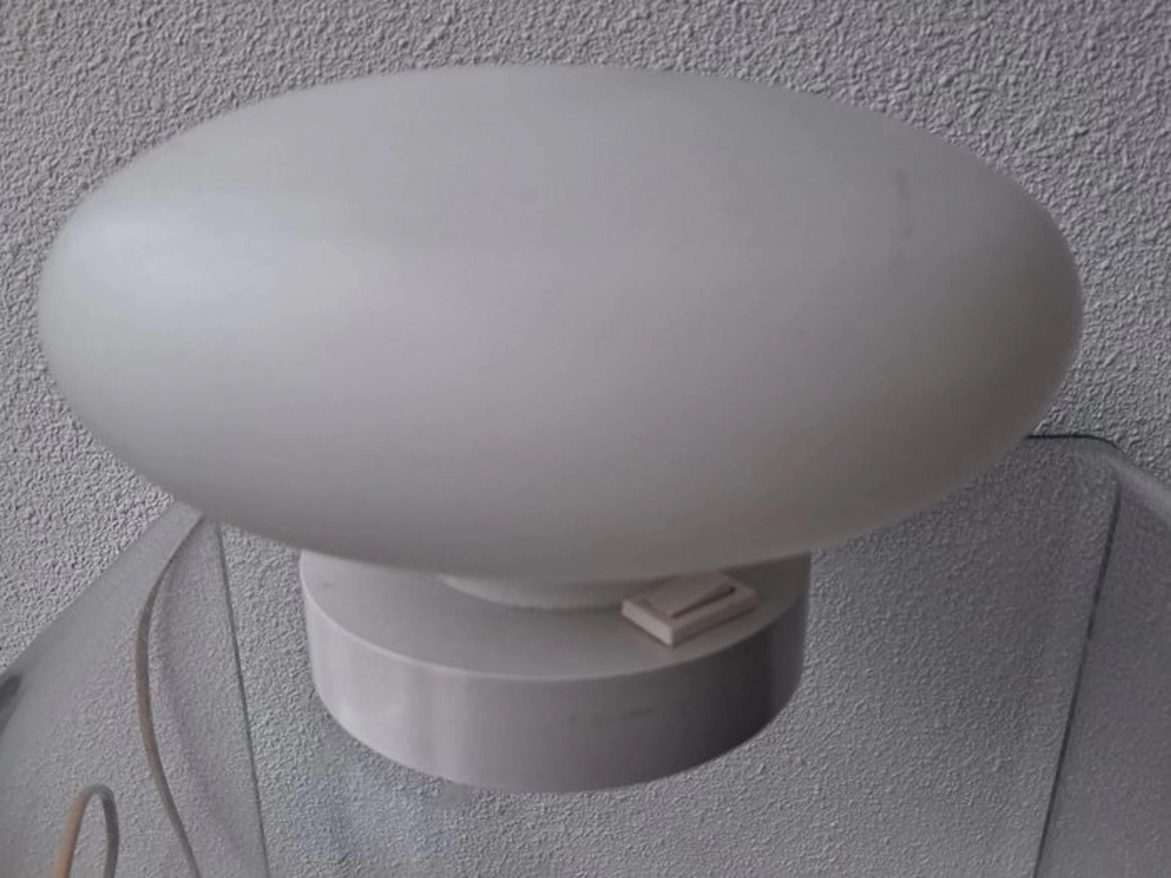 Table lamp - Mushroom - opal glass - Space Age model