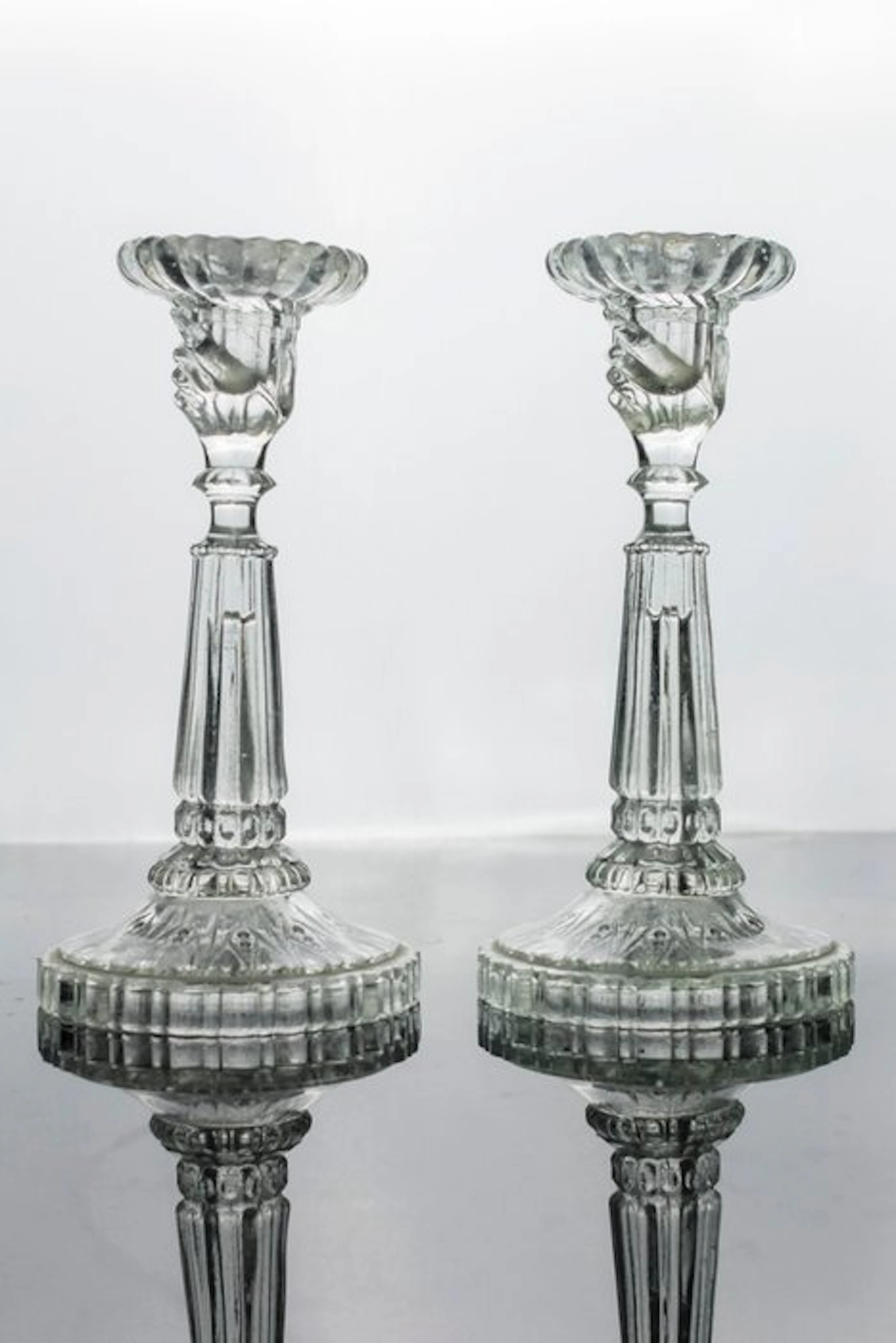 Hermanova Hut - Candleholder (2) - Glass