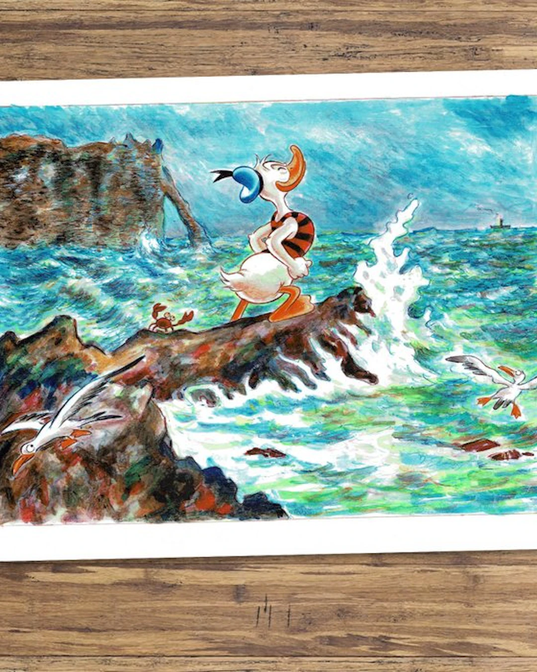Tony Fernandez - Donald Duck Inspired By Claude Monet’s...