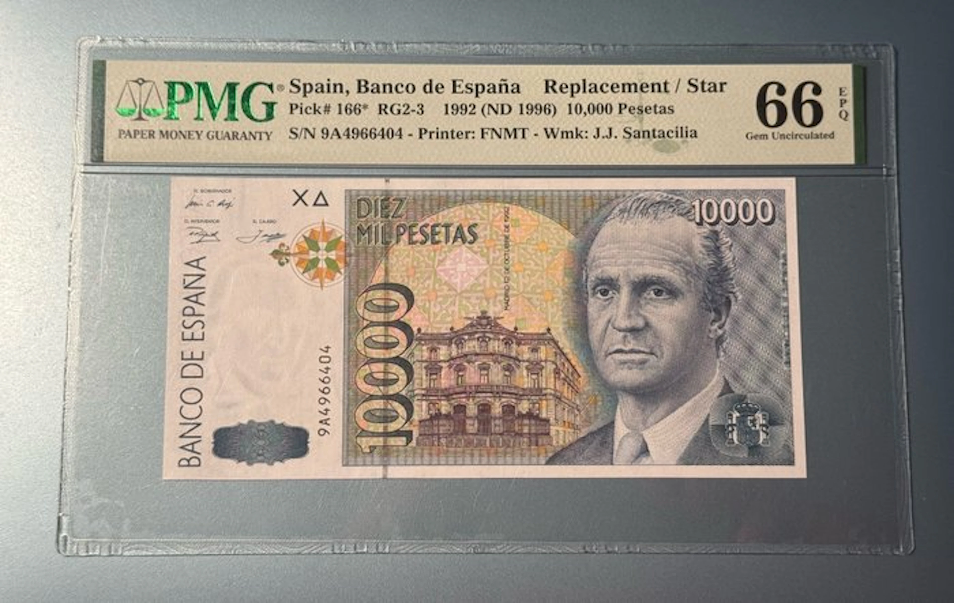 Spain. - 10.000 Pesetas 1992 (ND 1996) (No reserve price)