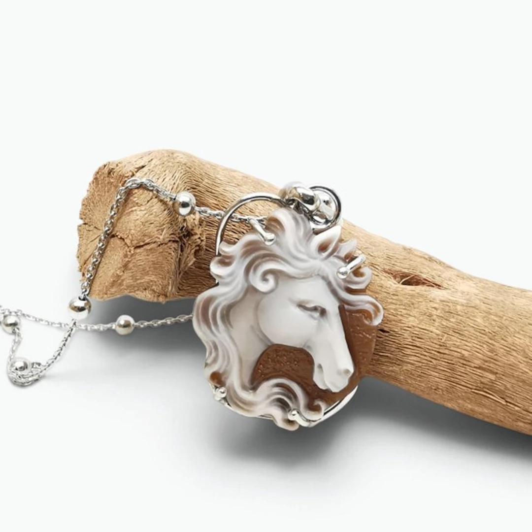 Silver - Necklace with pendant - Italian craftsmanship