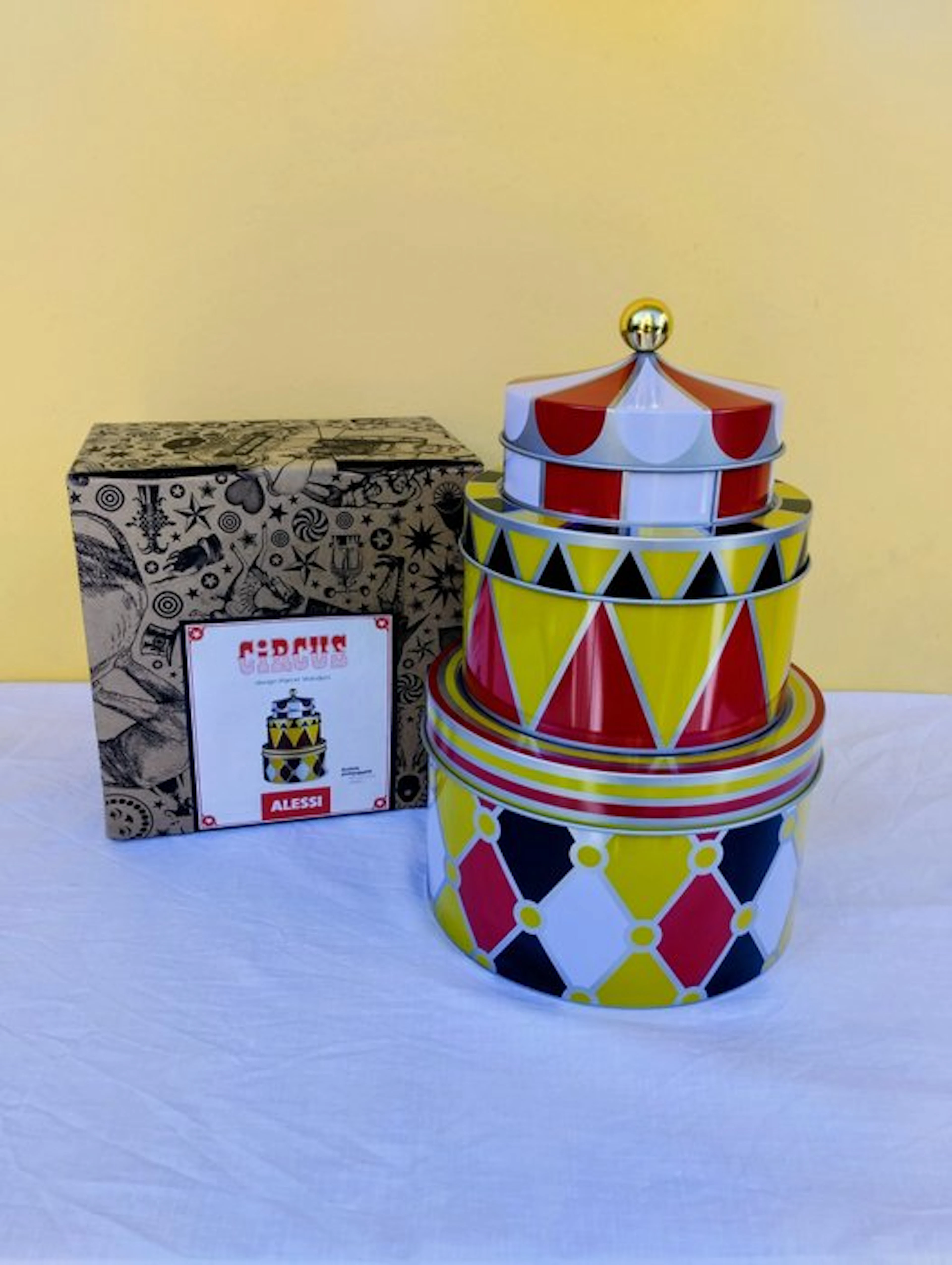 Alessi - Marcel Wanders - Box (3) - Circus 2016 - New - Tinplate with