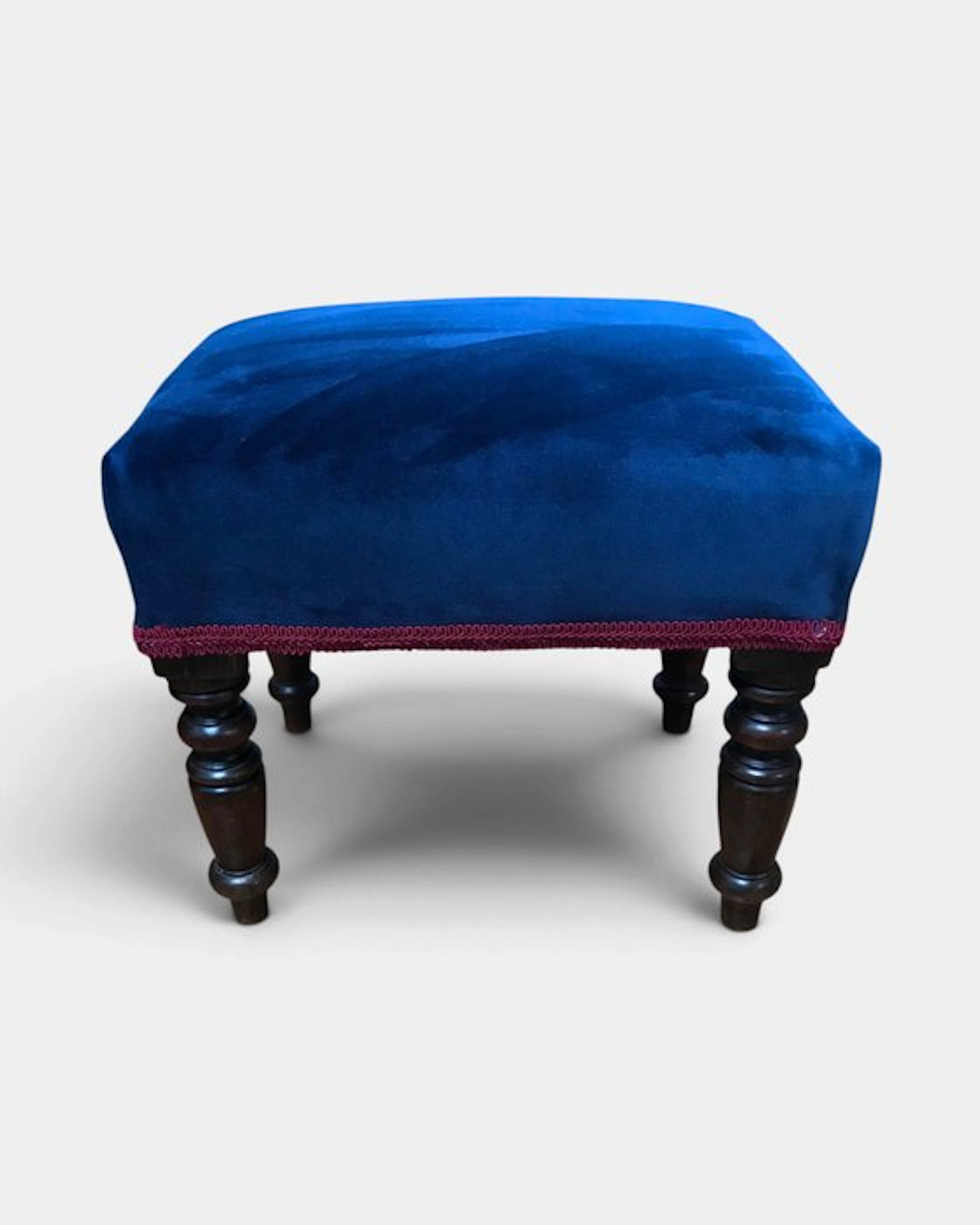 Footstool - mahogany wood