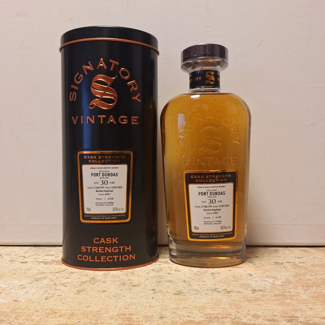 Port Dundas 1995 30 years old Cask Strength Collection - Bourbon Hogshead no