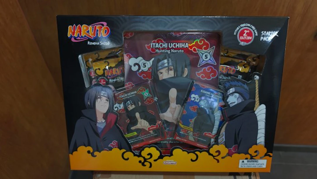 cicaboom - 2 Box - NARUTO Mythos TCG Starter pack con Itachi e kisame