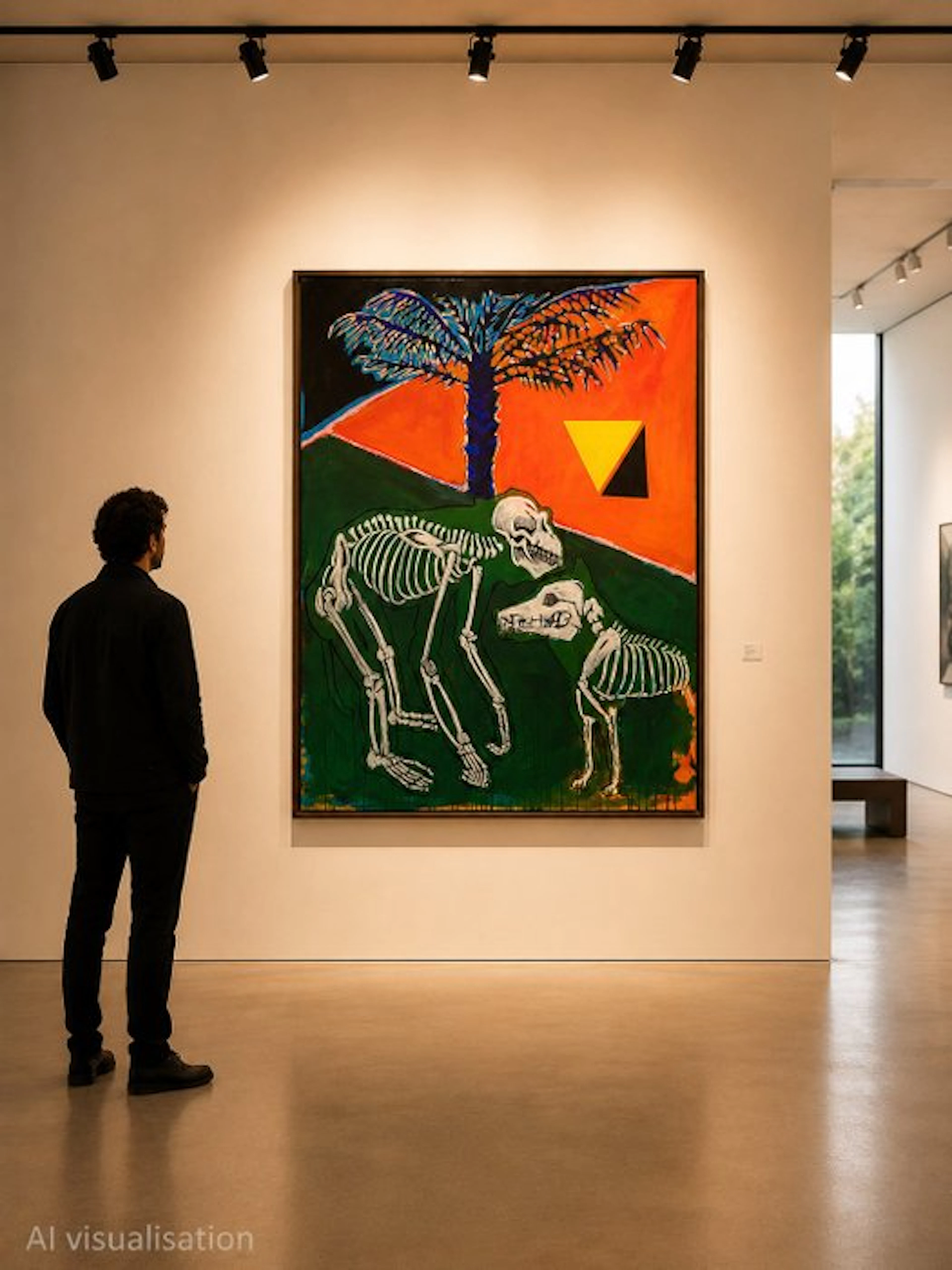Baptiste Laurent - "Le meilleur ami ", XXL, 162x124cm, acrylic on canvas, 2021
