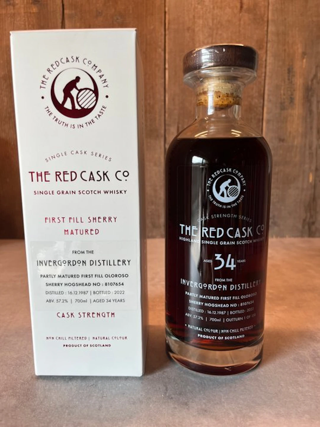 Invergordon 1987 34 years old First Fill Sherry Matured...