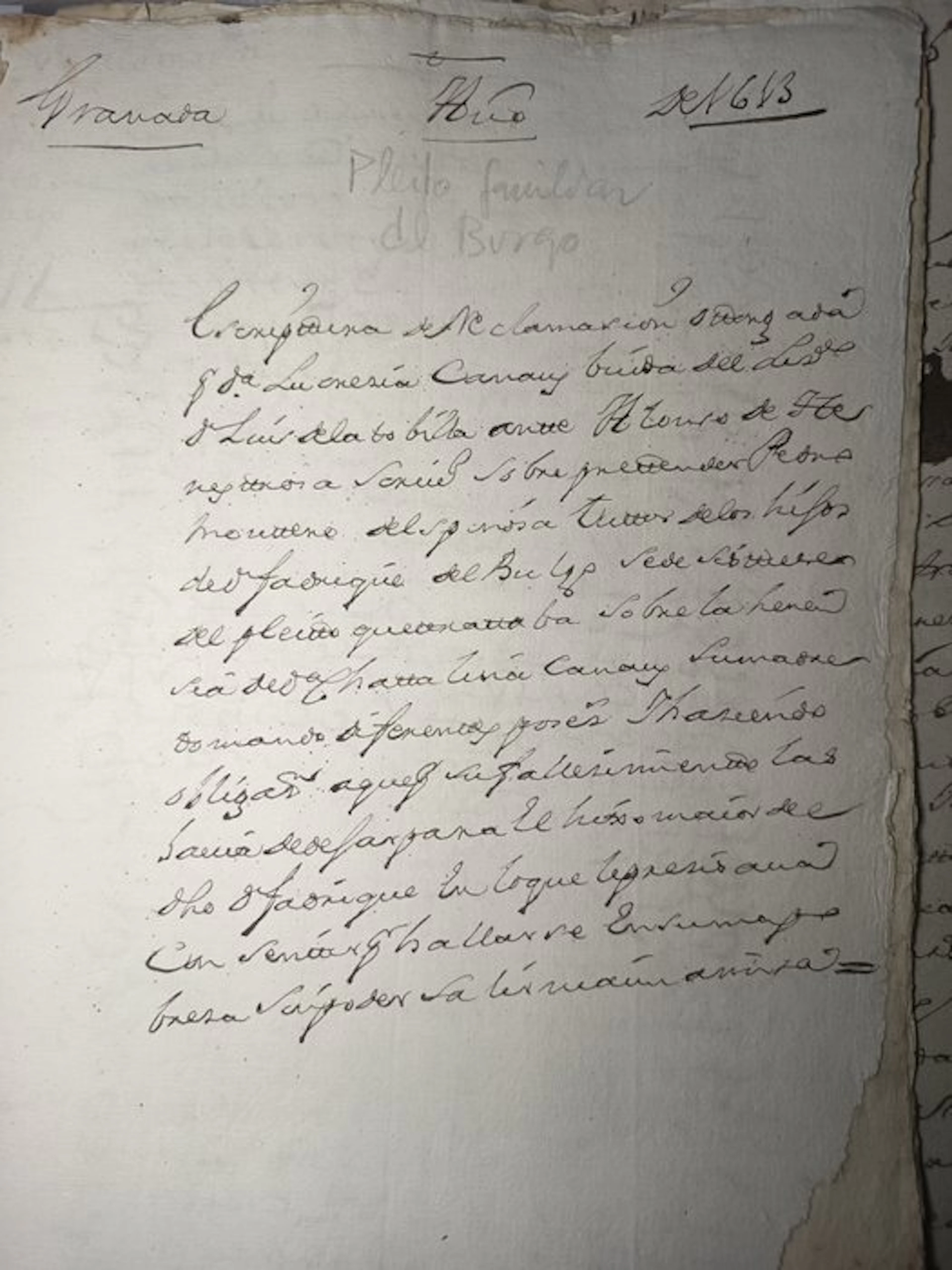 Document - Alguacil - Del Burgo - 1613
