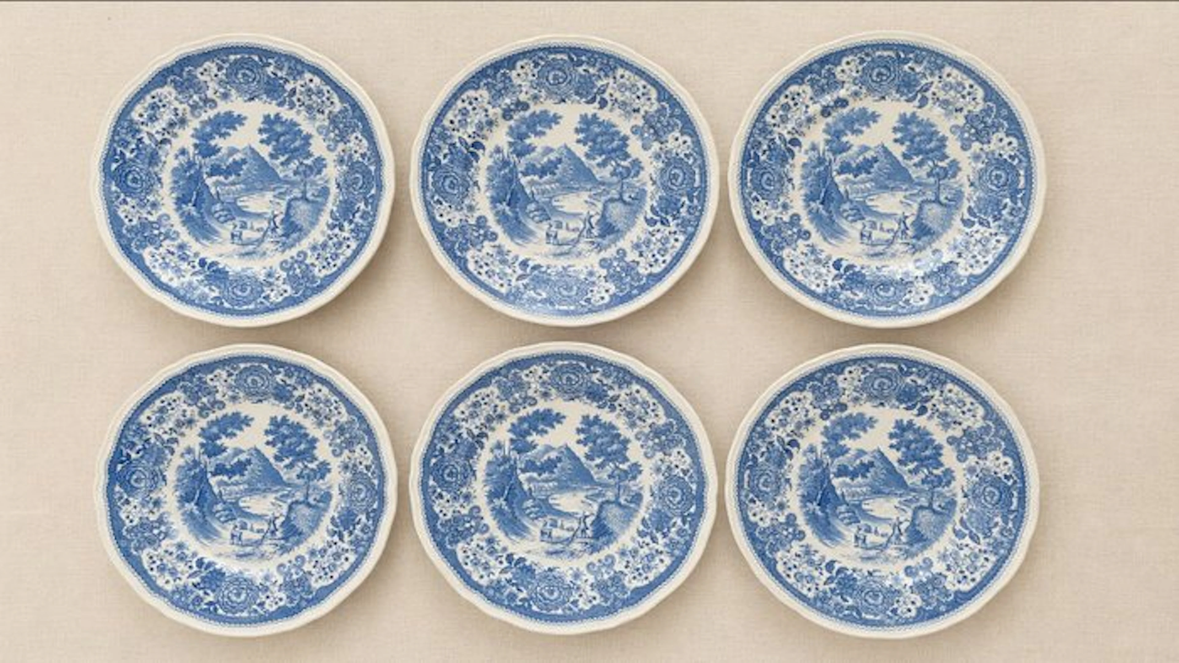 Villeroy & Boch - 6 Grandes Assiettes - Table service for...
