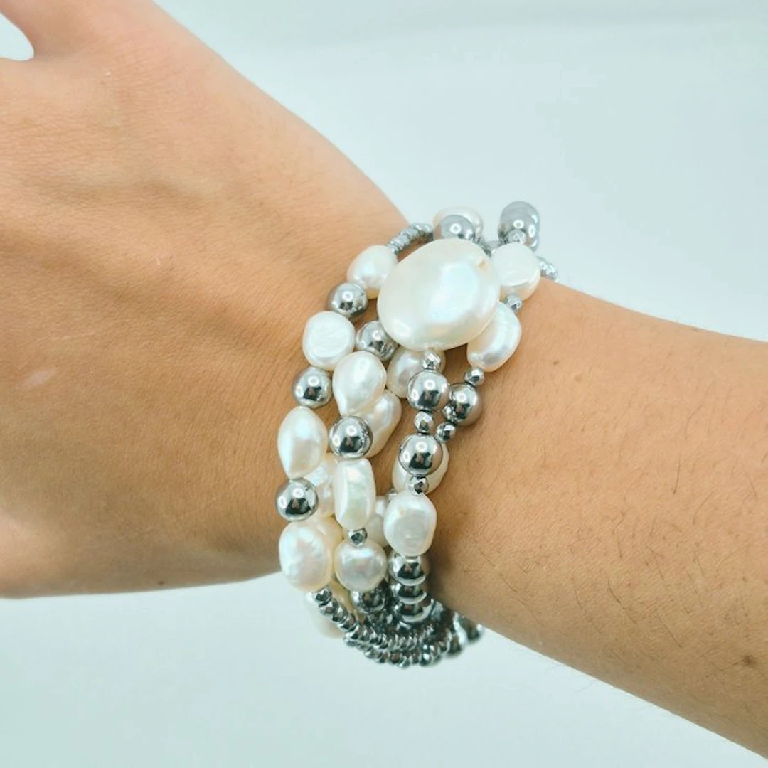 EMATITE - Bracelet - Asian Cultured Pearls