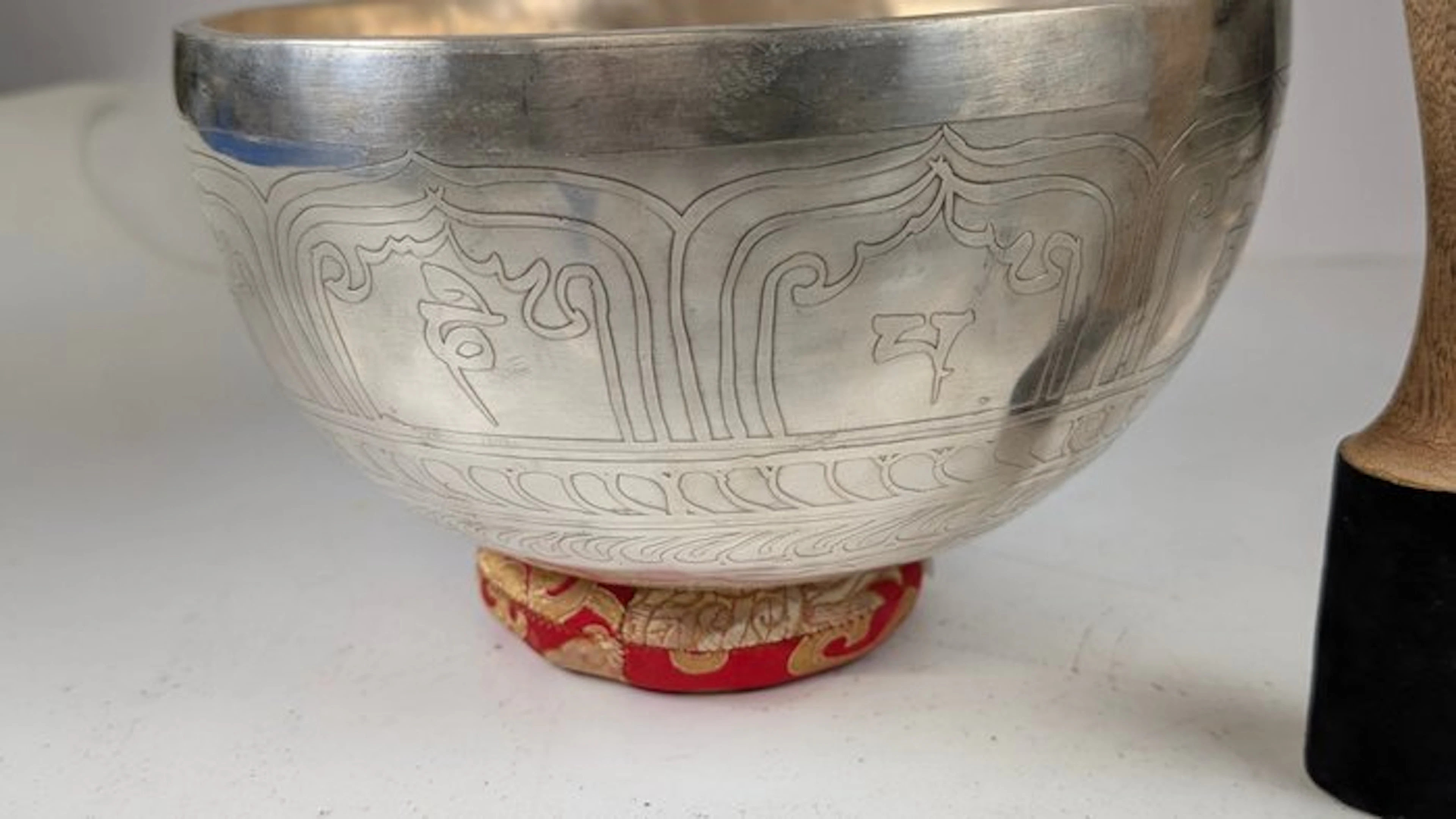 Singing bowl - 7 metals with extra silver - 2000-2010 - handmade