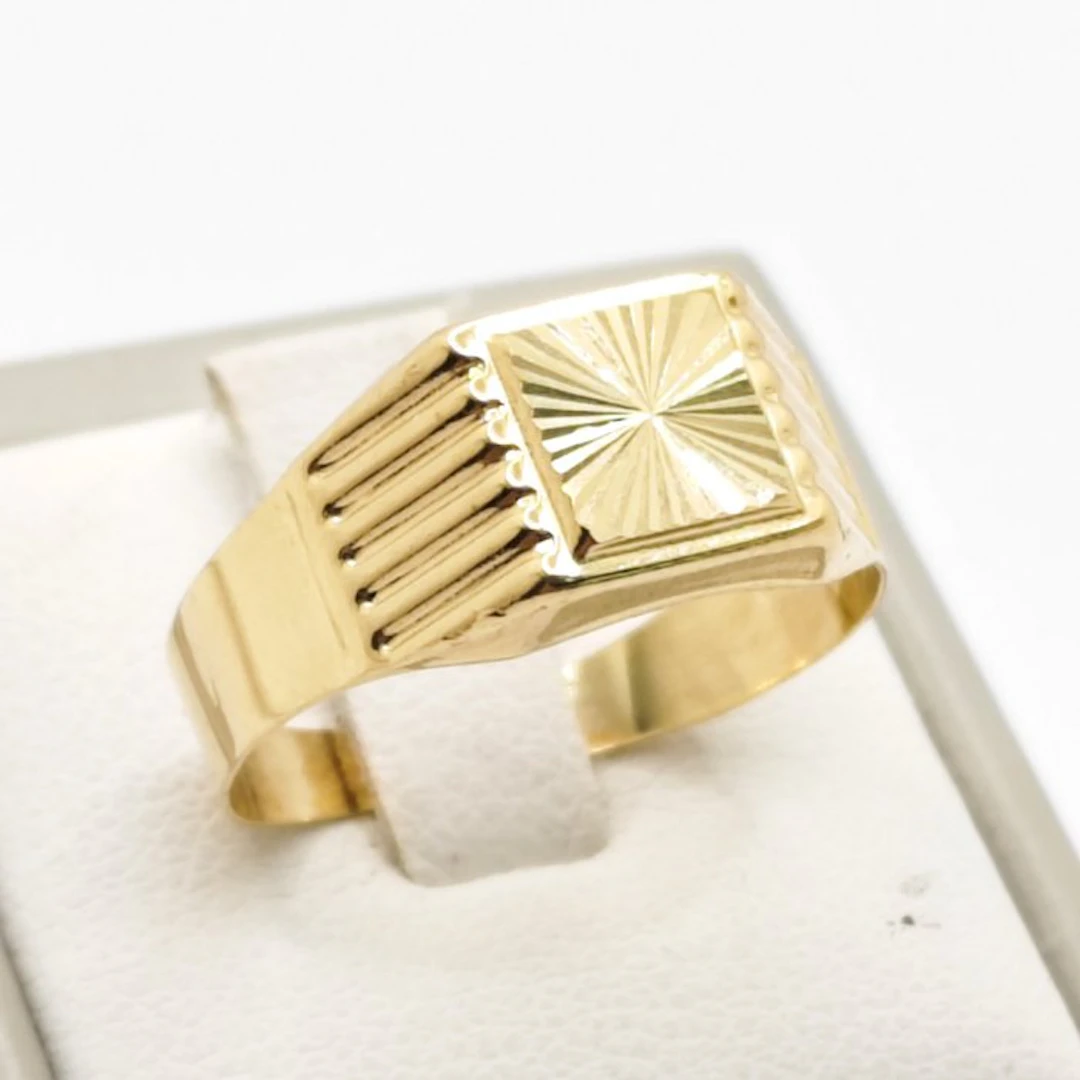 No reserve price - Ring - 18 kt. Yellow gold