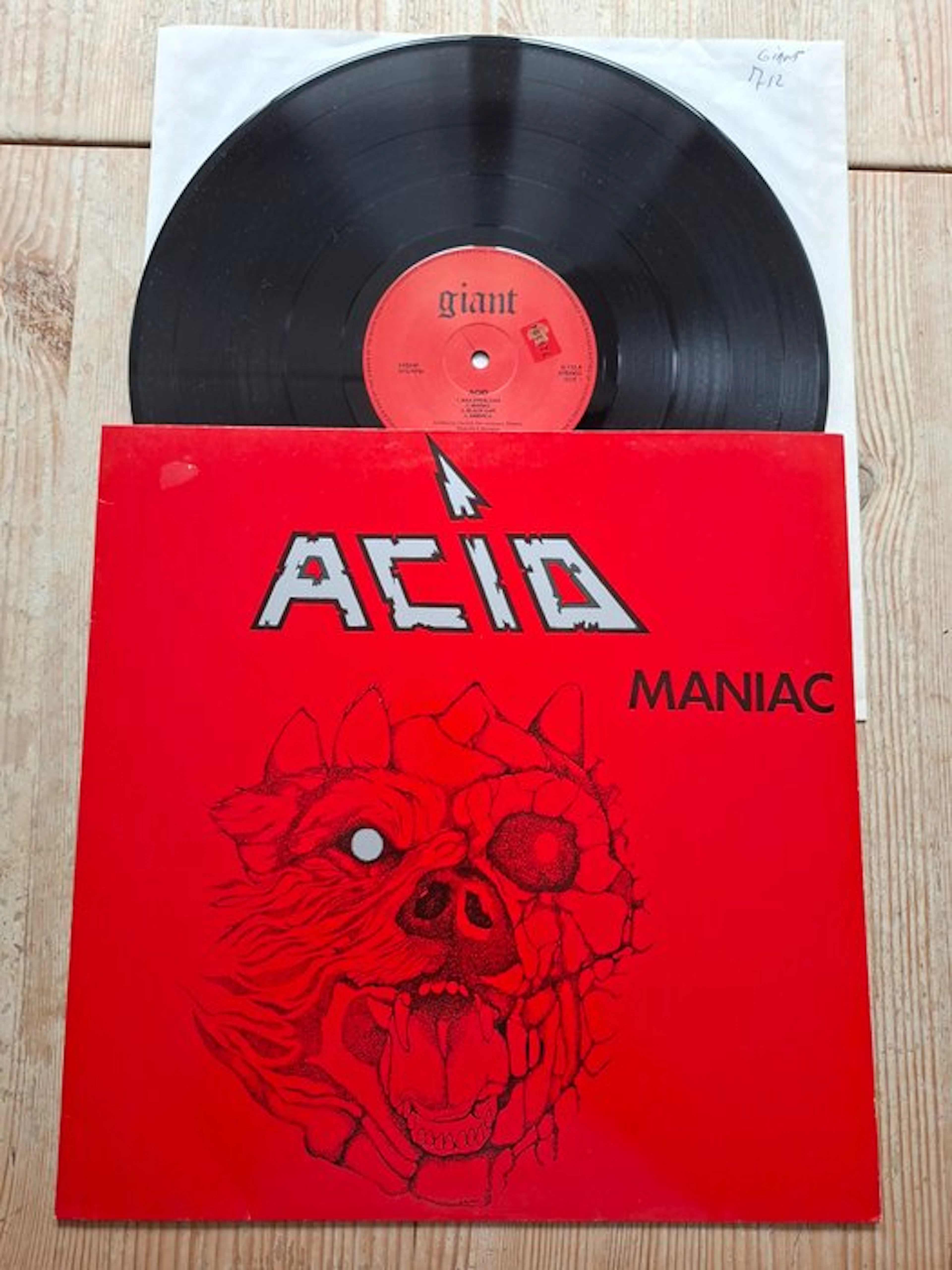 ACID - Maniac (rare 1983 Belgium Heavy Metal LP) - Vinyl...