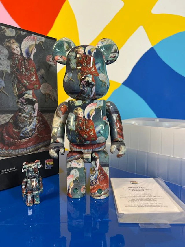Medicom Toy - Bearbrick 400% 100% x Boston Museum Claude Monet