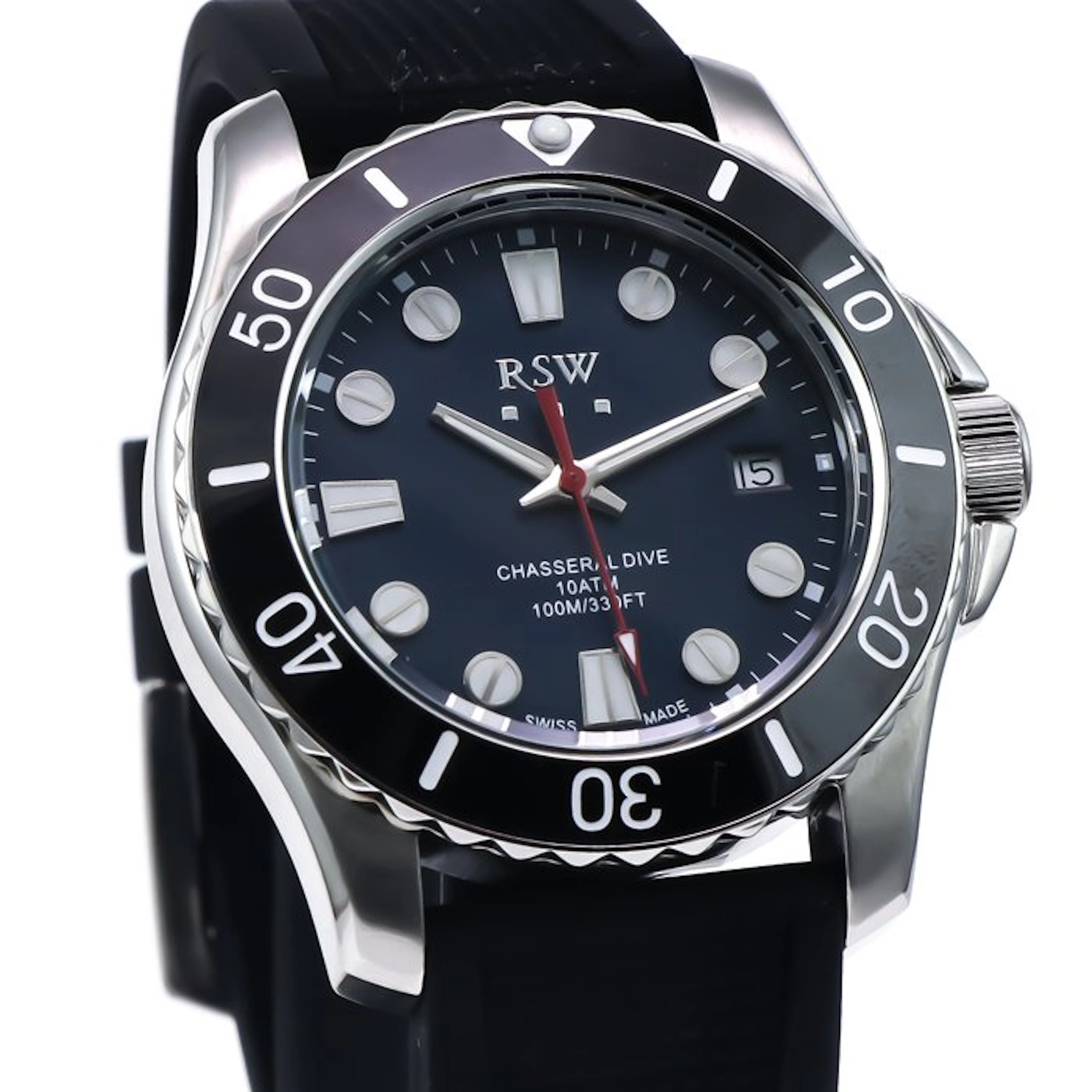 RSW - Chasseral Dive Quartz Swiss Watch - RSWM137-SX-9...