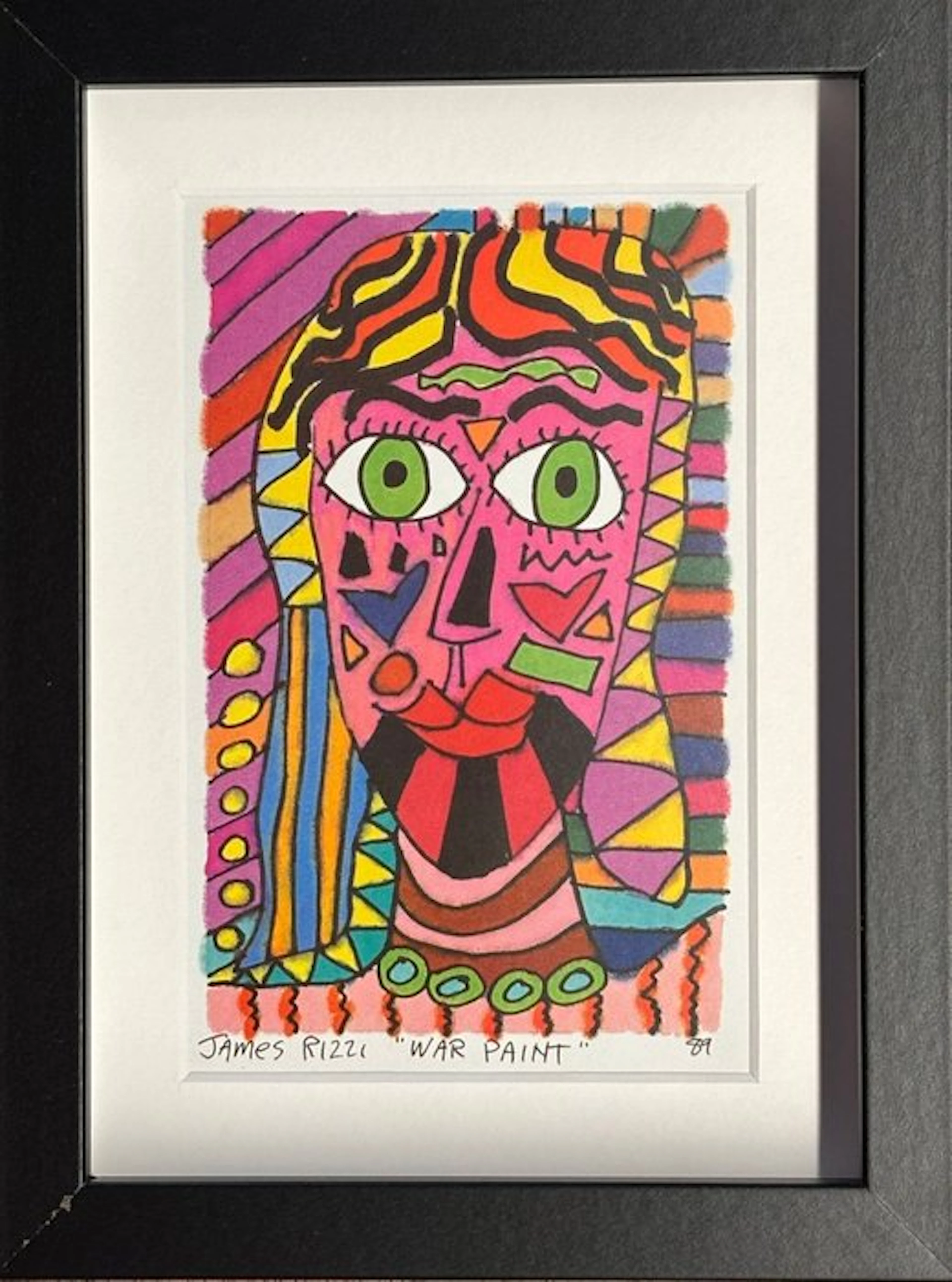 James Rizzi (1950-2011) - War Paint