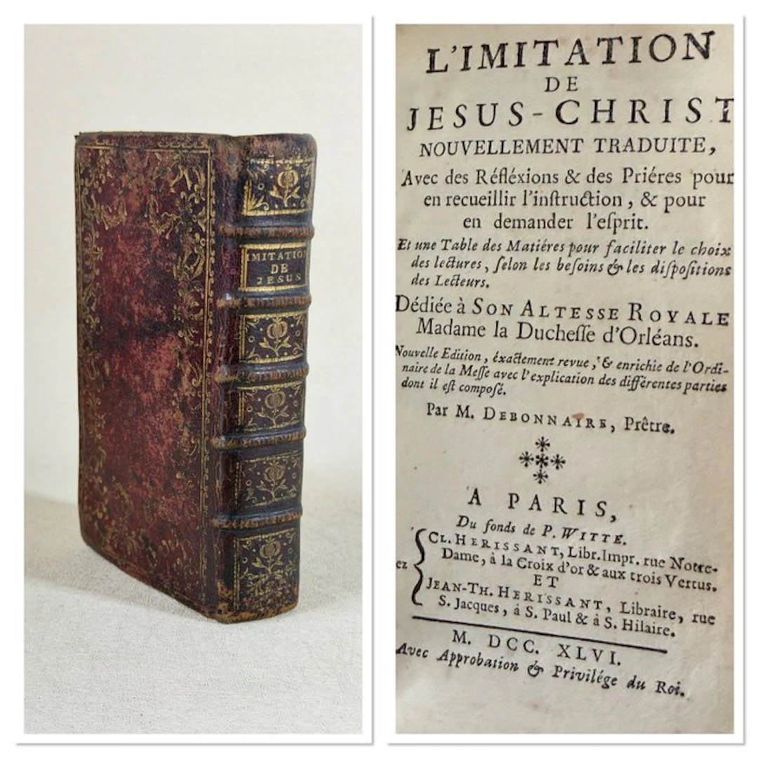 Debonnaire/Kempis - L’Imitation de Jésus Christ - 1746
