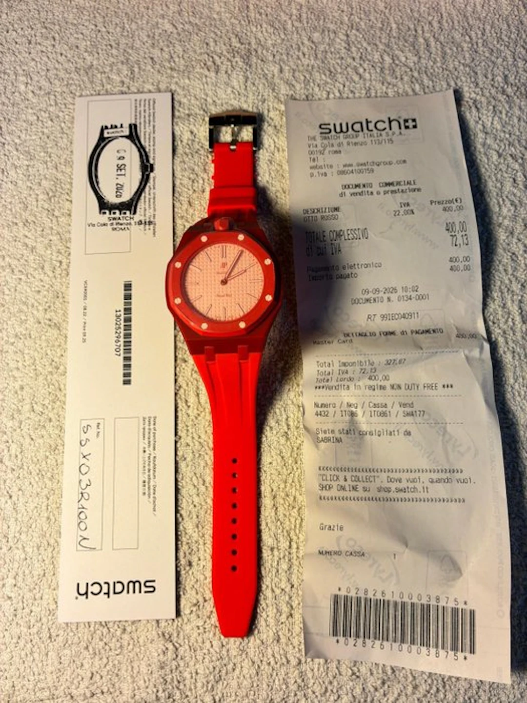 Swatch Royal Pop - Swatch × Audemars Piguet OTTO ROSSO...