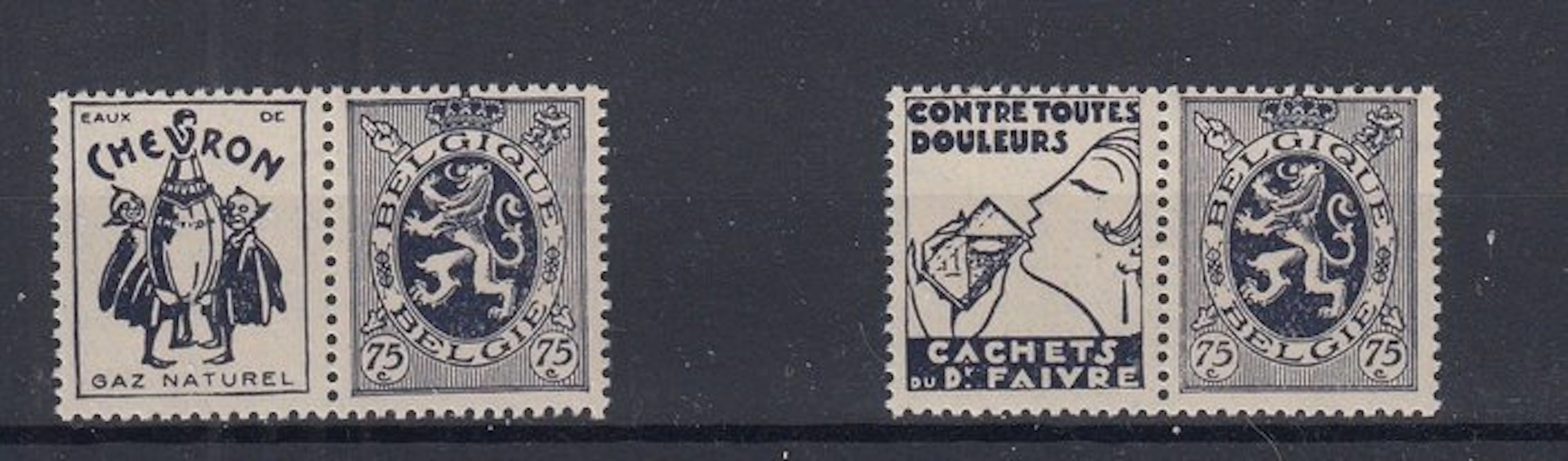 Belgium 1930 - Pubs - OBP : PU 49/50