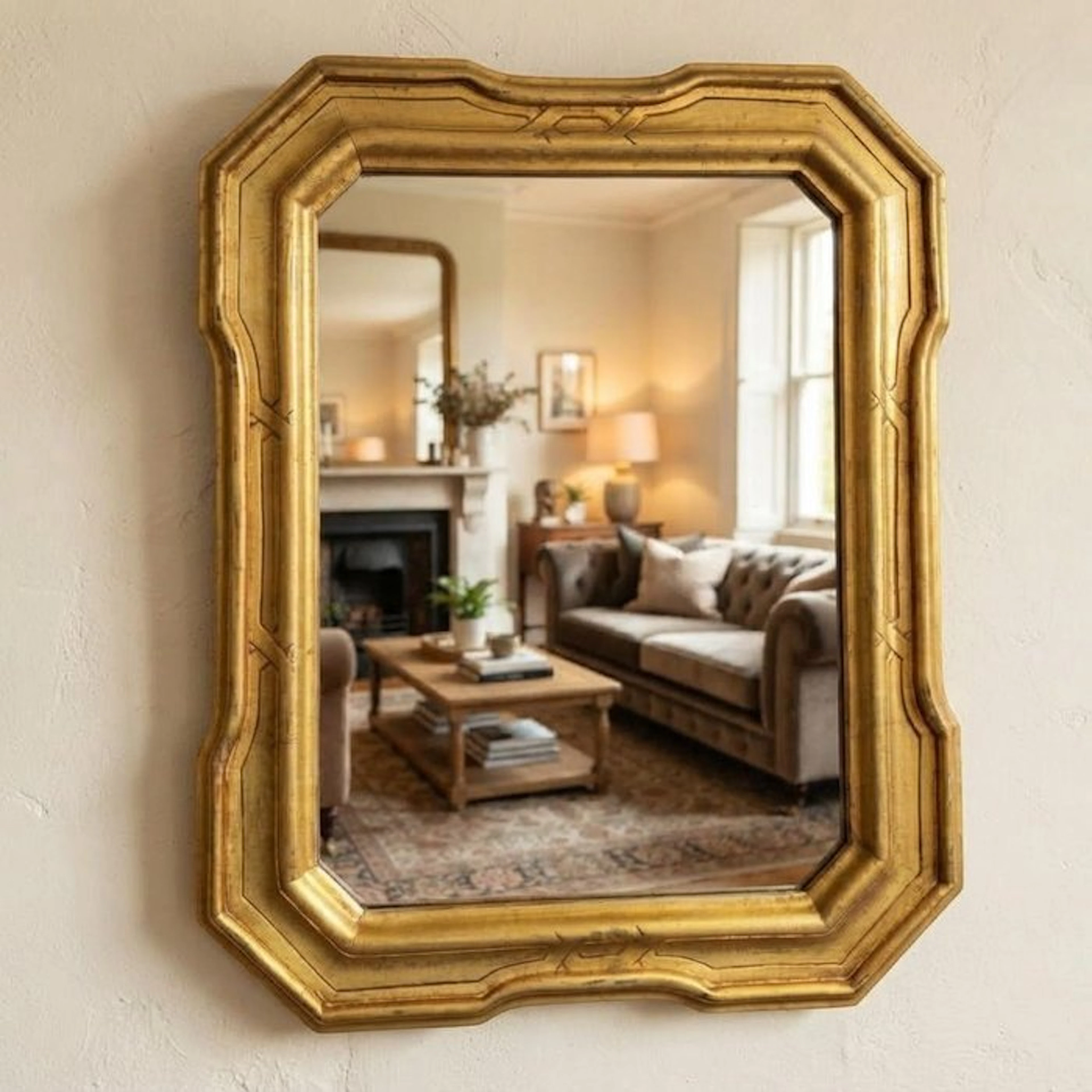 Manifattura italiana - Wall mirror- scantonato - Wood