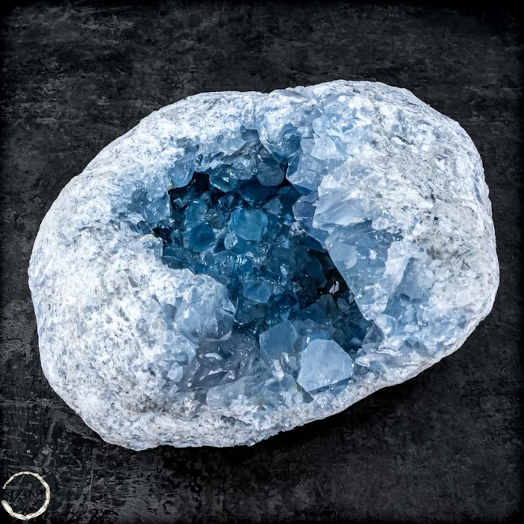 Natural Celestite druse – Sky-blue treasure from the earth.- 9562.46 g