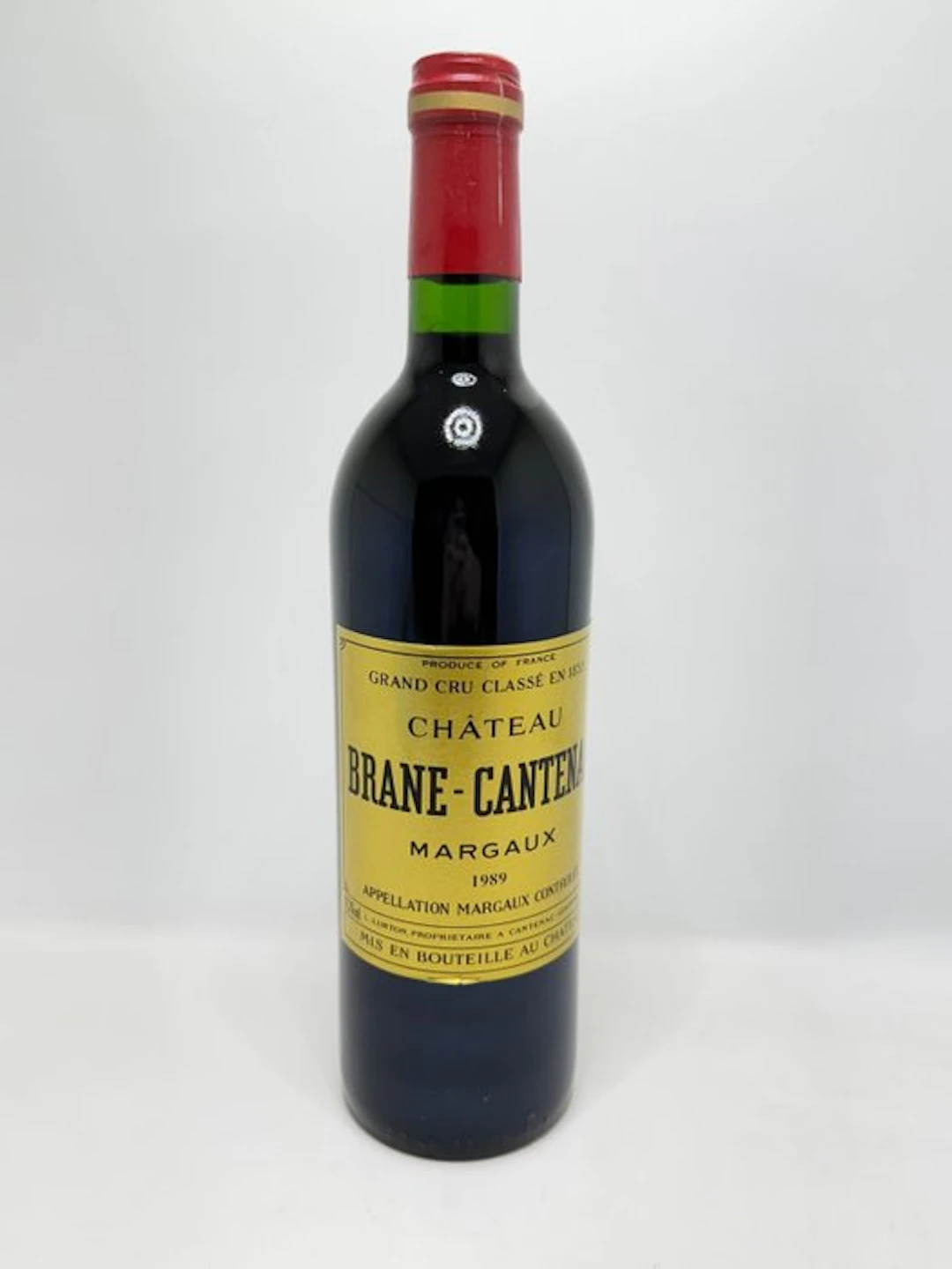 1989 Château Brane-Cantenac - Margaux 2ème Grand Cru Classé - 1 Bottle (0.75L)