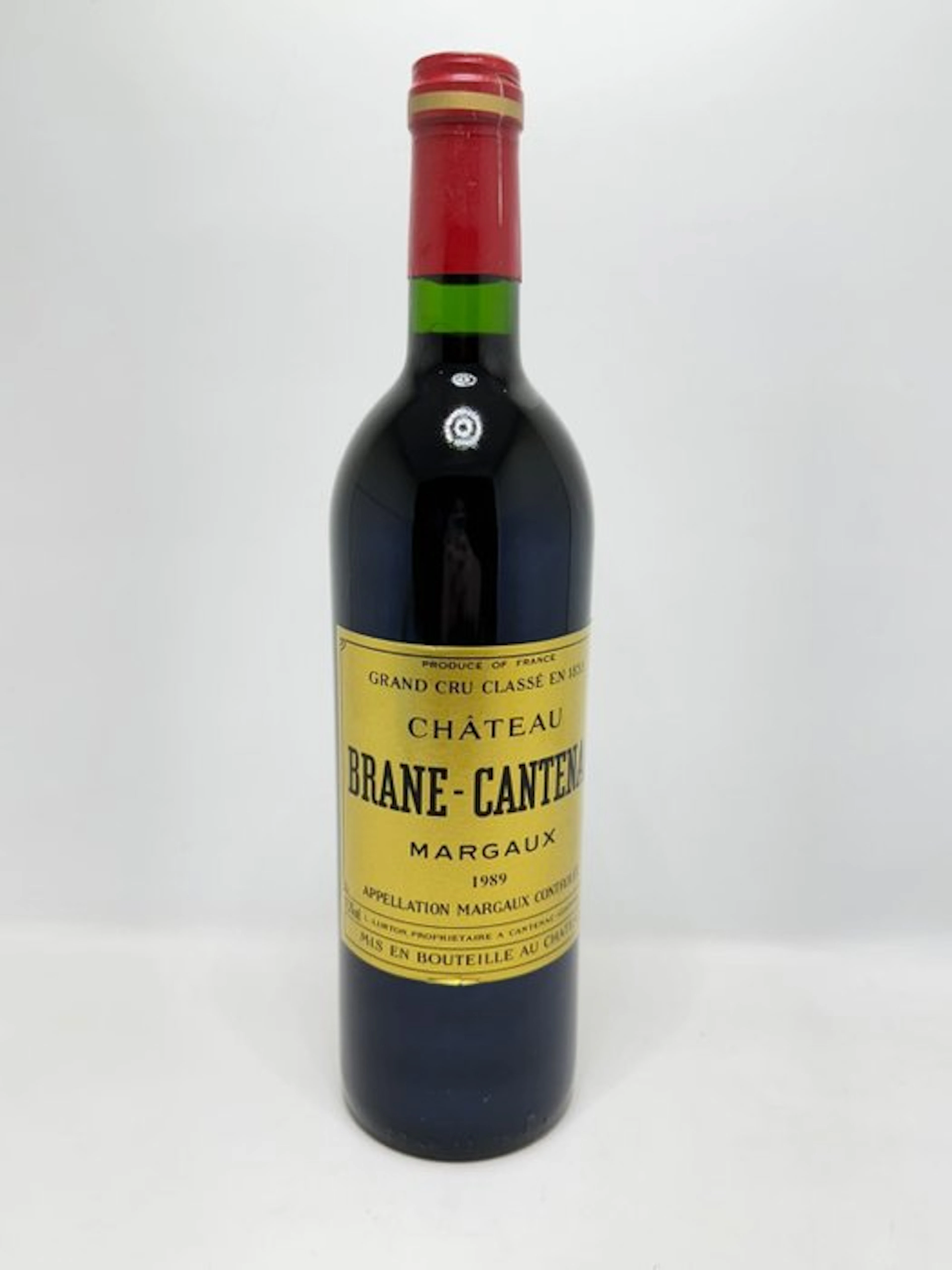 1989 Château Brane-Cantenac - Margaux 2ème Grand Cru Classé - 1 Bottle (0.75L)
