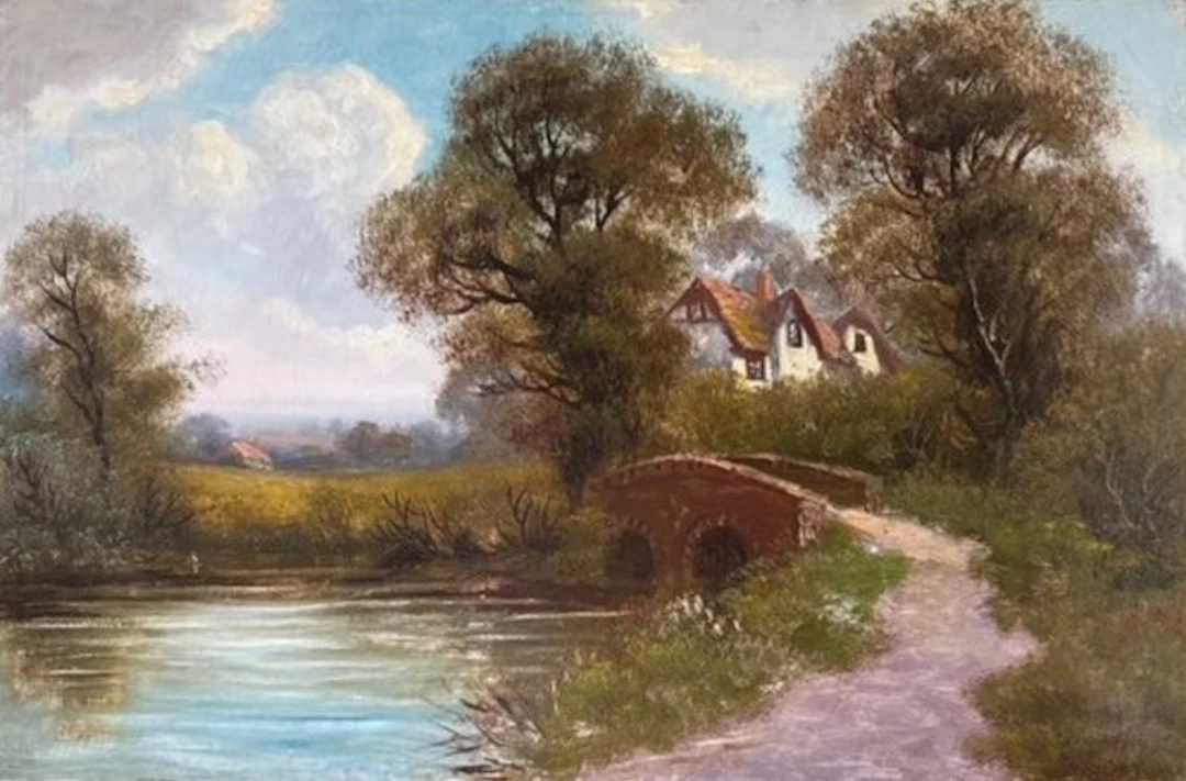 Scuola francese (XIX-XX) - Campagna Francese