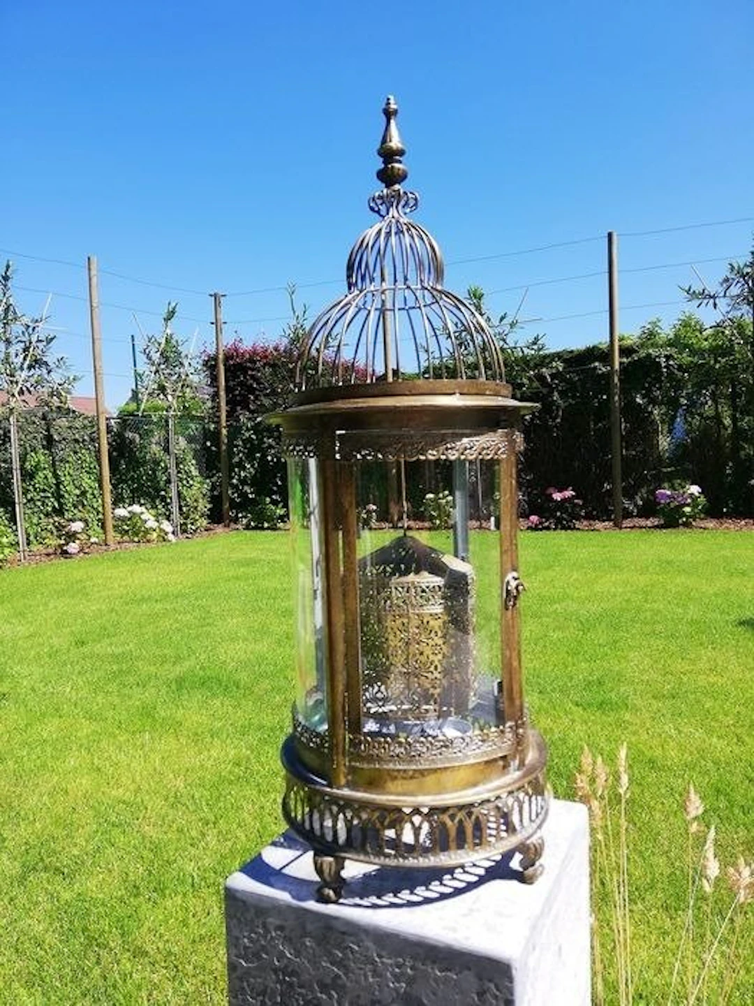 Lantern - Glass, Metal
